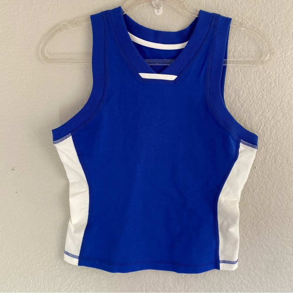 NEW Free People Movement Powerwalk Tank In Radiant Blue Women's Size Small